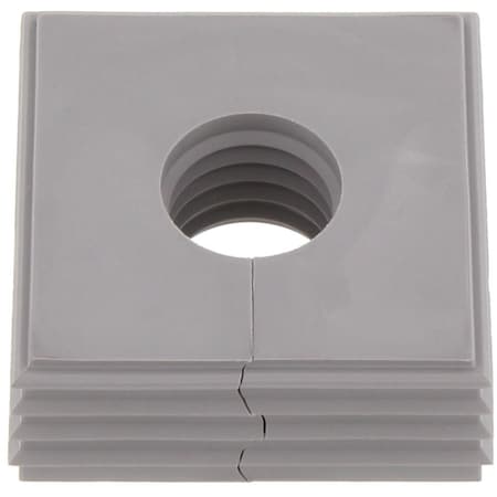 Conta-Clip Large Seal, 17.7 mm. H x 42.8 mm. W x 42.8 mm. L, Thermoplastic Elastomer 28578.6